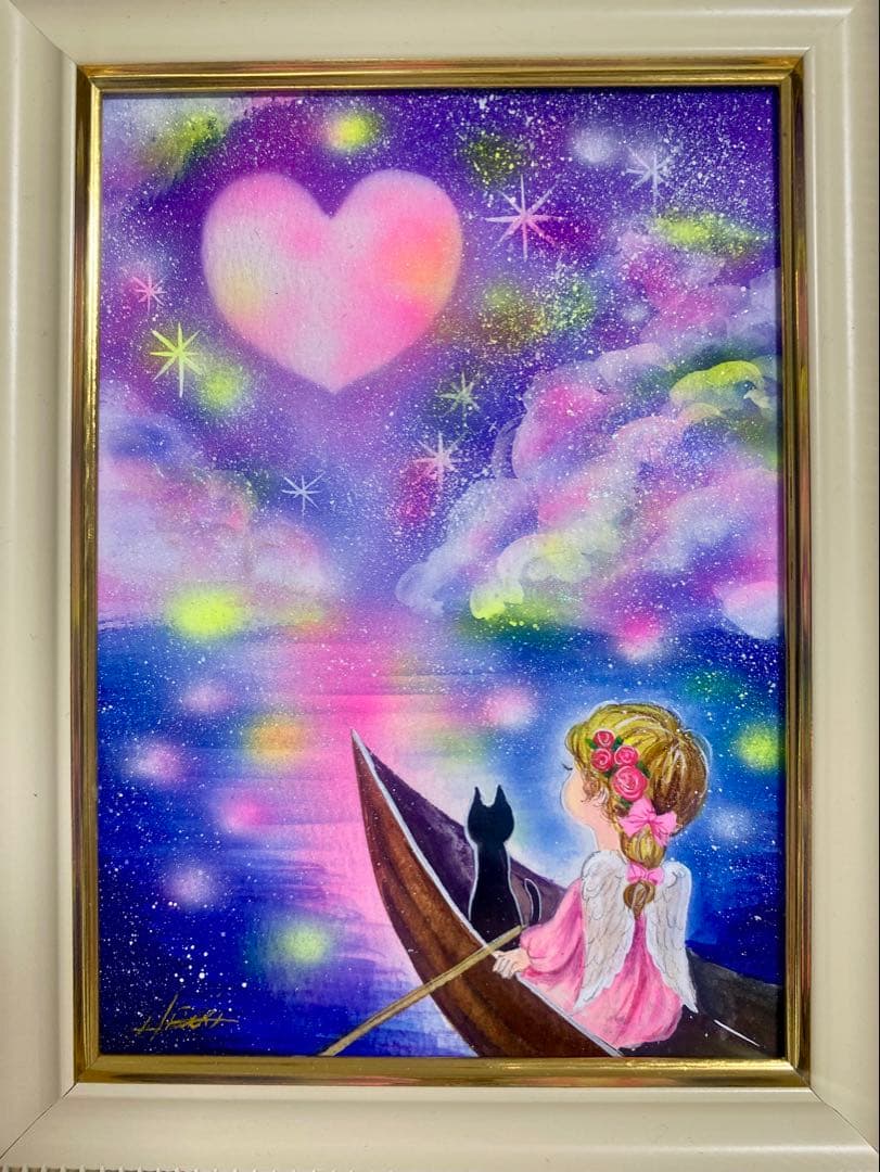 こまち様専用 ハートの雲が浮かぶ丘 - メルカリ