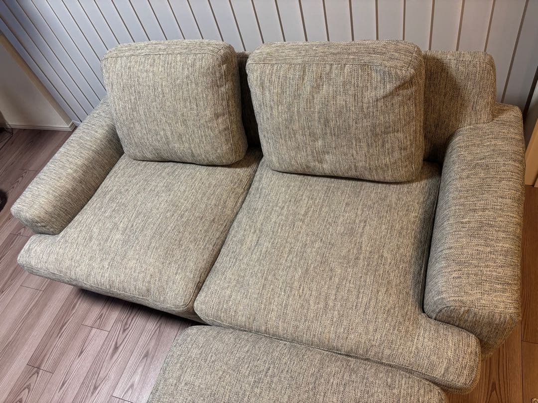 unico GREIG ソファ2.5シーター ベージュミックス - メルカリ