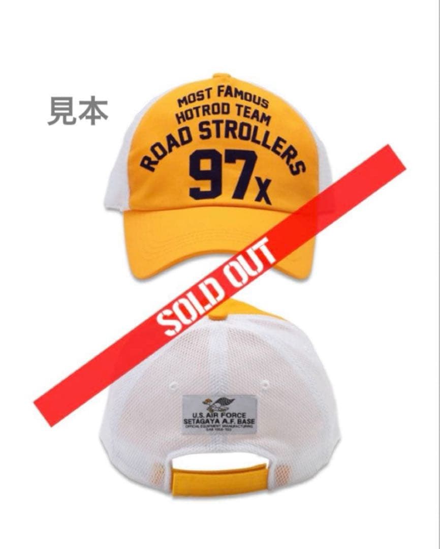 世田谷ベース正式装備品　TEAM CAP イエロー 世田谷ベース正式装備品 TEAM CAP (イエロー)/オフィシャルステッカー