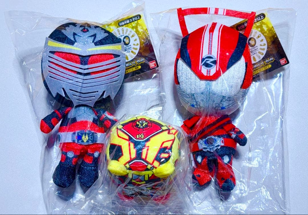 仮面ライダードライブ 龍騎 Chibiぬいぐるみ 平成 20周年 希少 特撮
