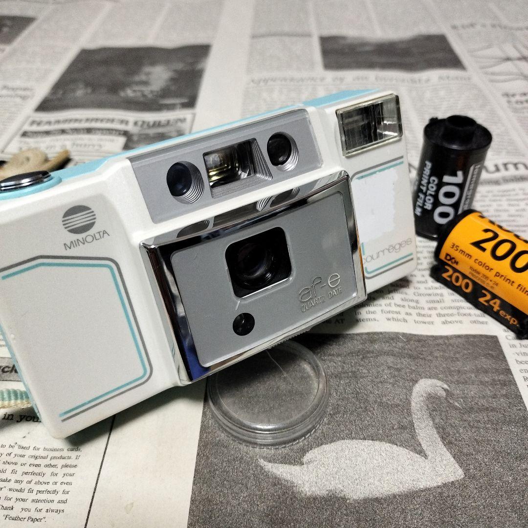 MINOLTA af-e courreges ミノルタ フィルムカメラ - メルカリ