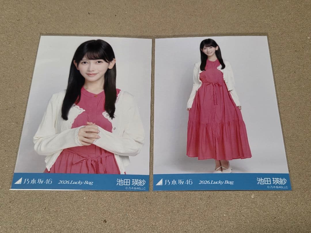 乃木坂46 生写真 池田瑛紗「シャツワンピース」2026.Lucky Bag - メルカリ