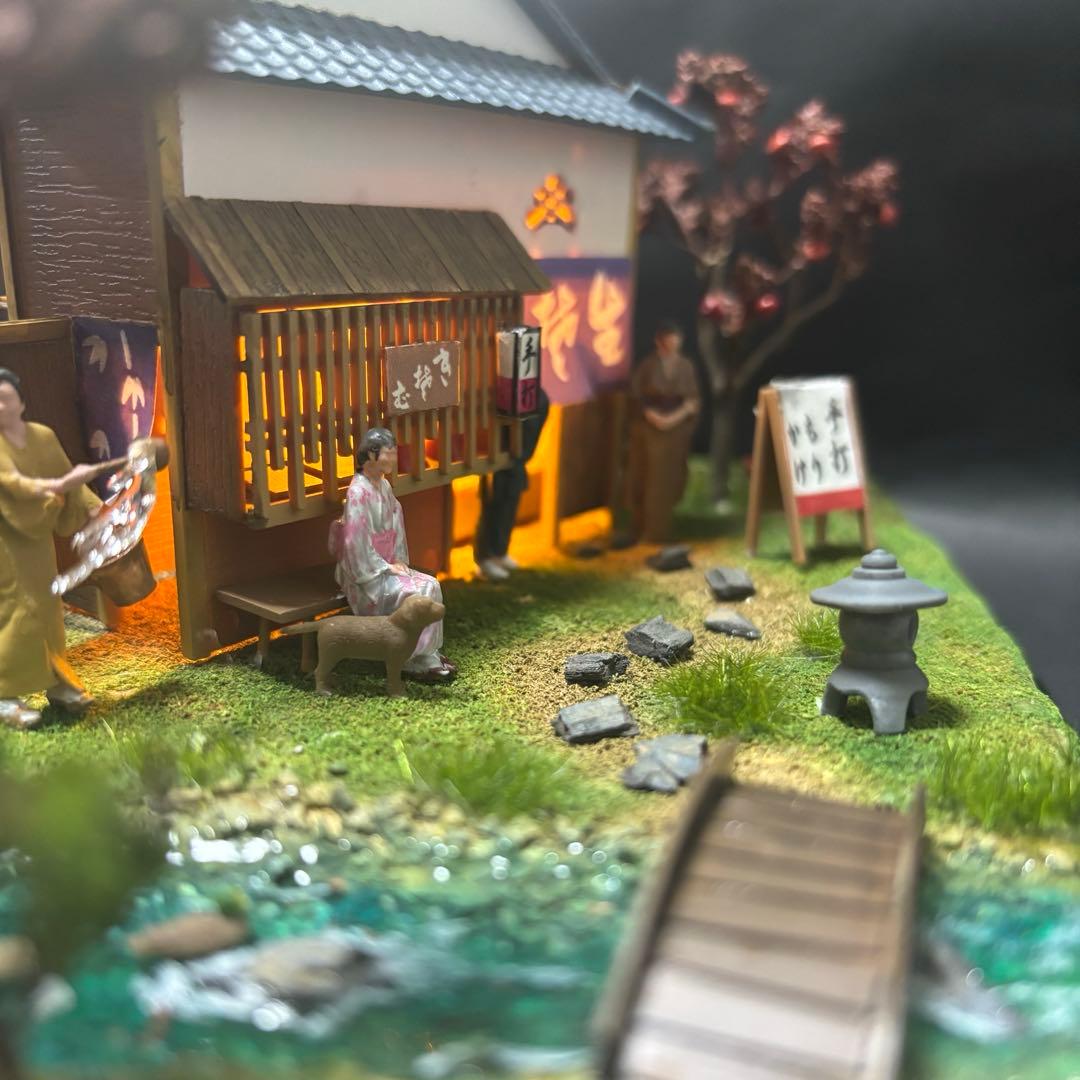 ウミさん専用マイクロエース 風物詩 そば屋 完成品 ジオラマ - メルカリ