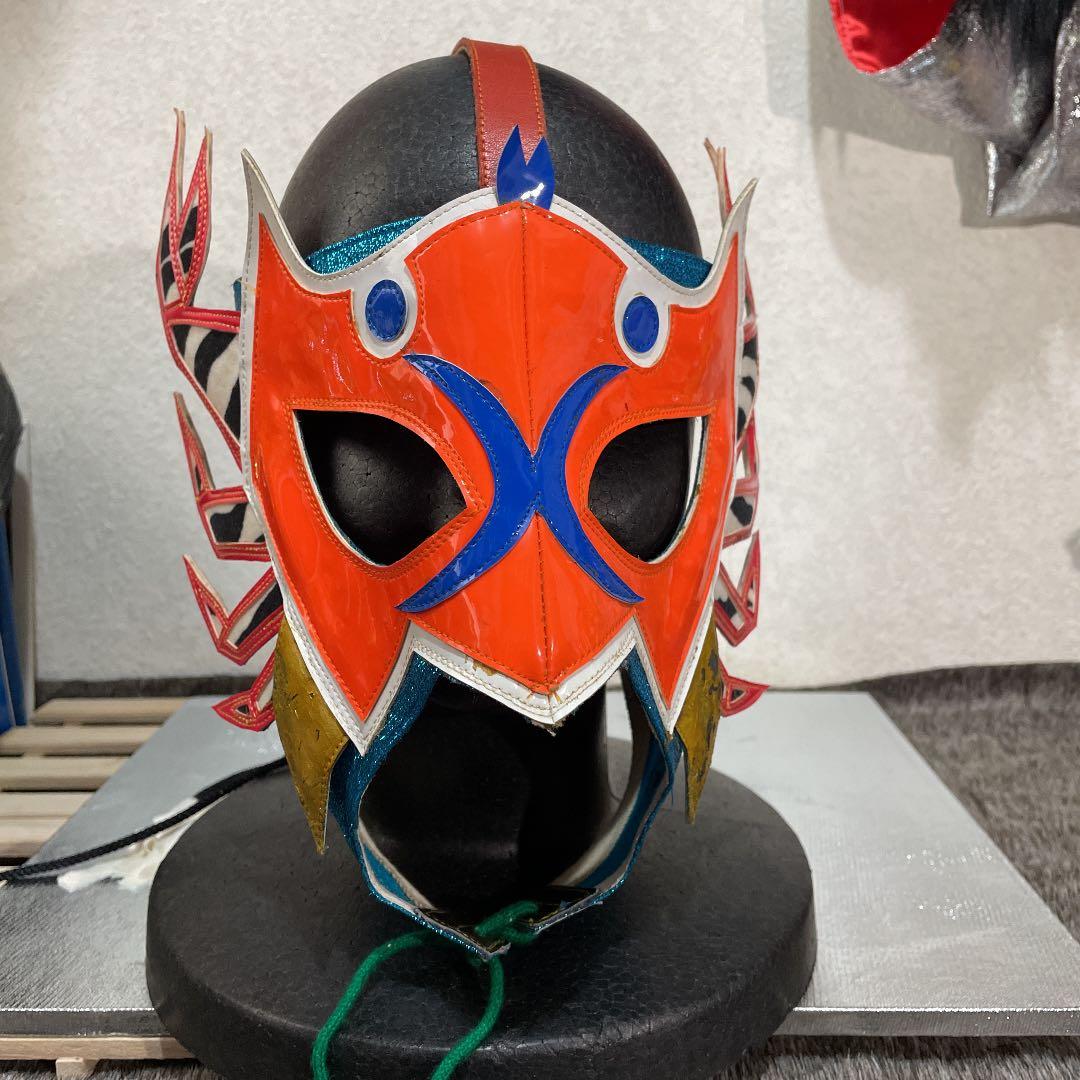 愚乱浪花 試合用決勝戦使用予定幻のイマイ製マスクサイン入り - メルカリ