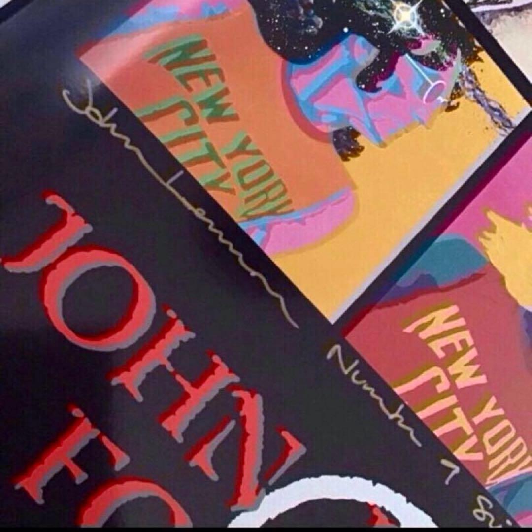 ジョンレノン Number 9 ポスター 1989年 限定1000 ビートルズ - メルカリ