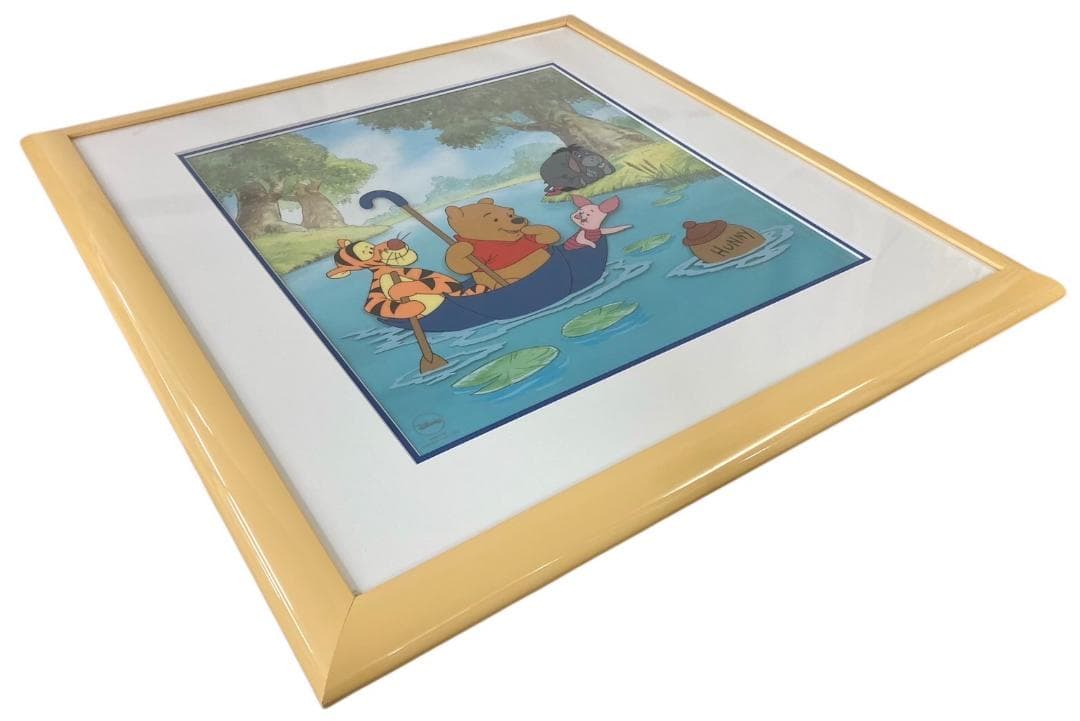 ☆証明書あり・5000枚限定☆ くまのプーさん ハニーハント セル画 額装