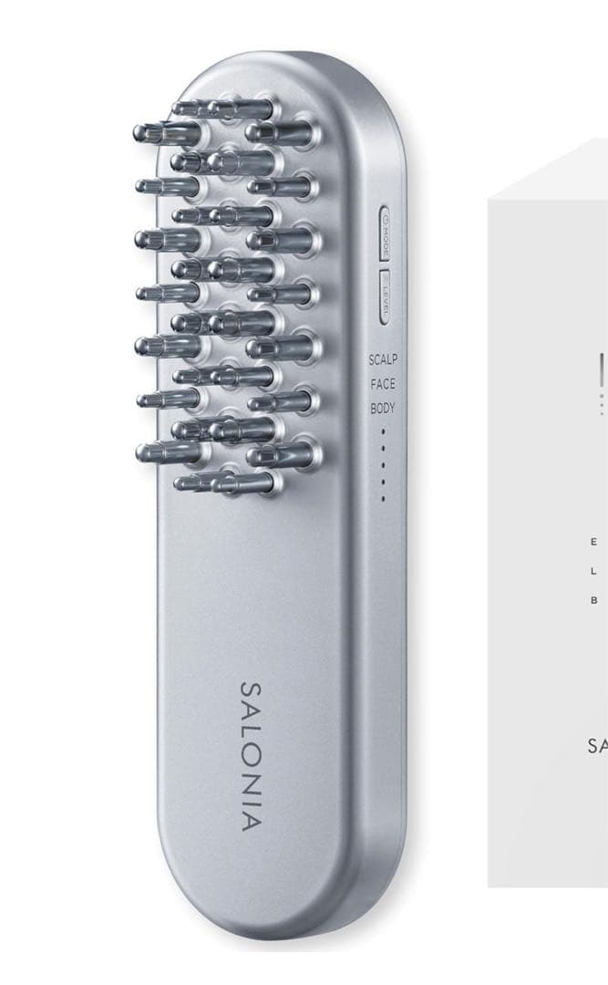《美品》SALONIA 美顔器 スカルプ 頭フェイス ボディ用　ケース付き　箱×