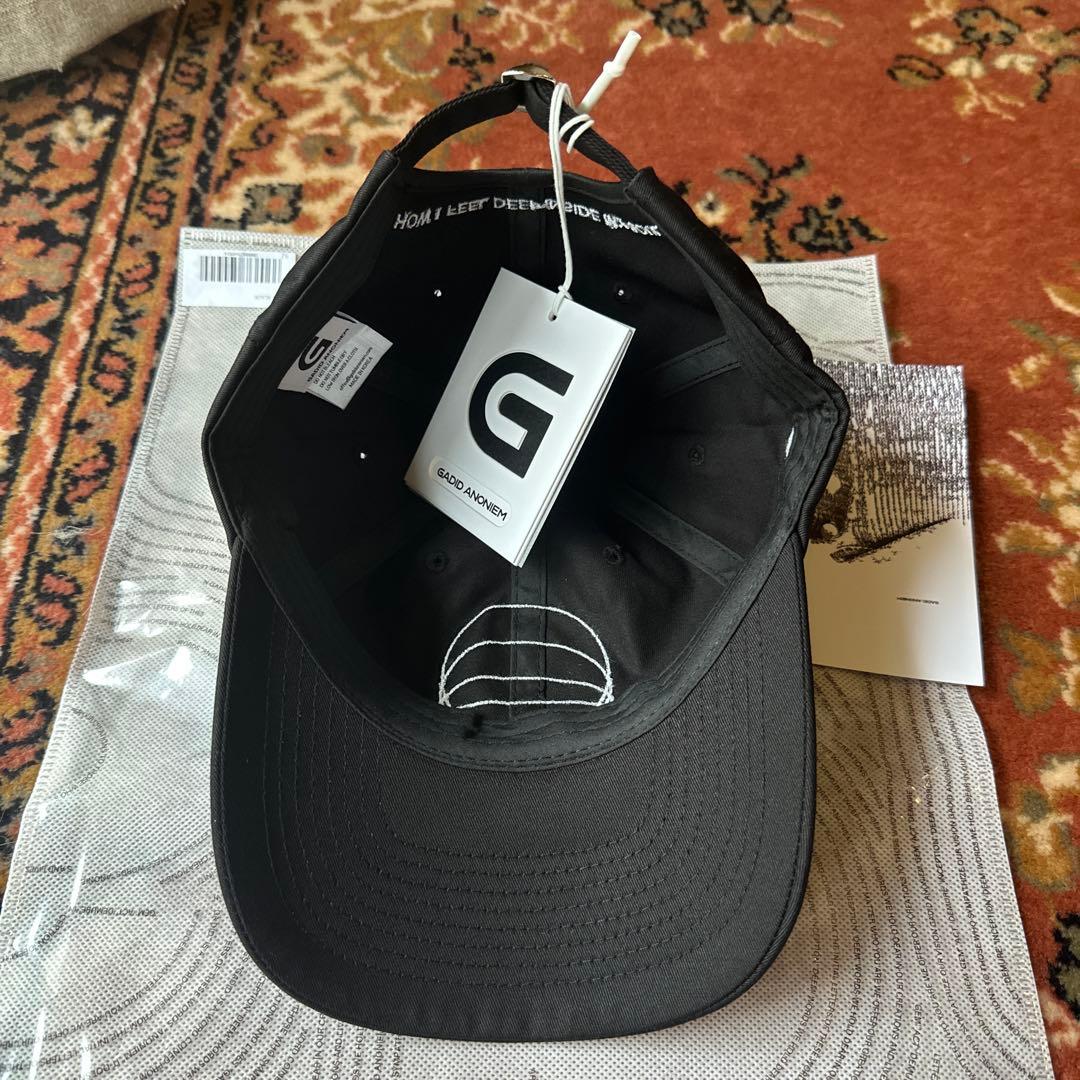 新品】GADID ANONIEM ガディッドアノニム CAP キャップ 黒 - メルカリ