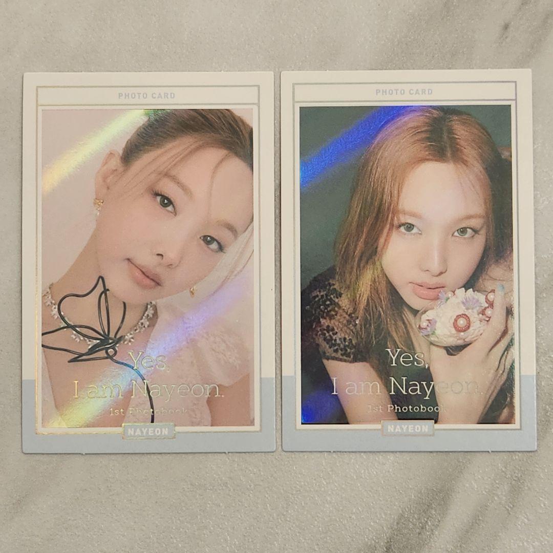 TWICE ナヨン YES I am NAYEON ホログラムトレカ 2枚 韓国 - メルカリ