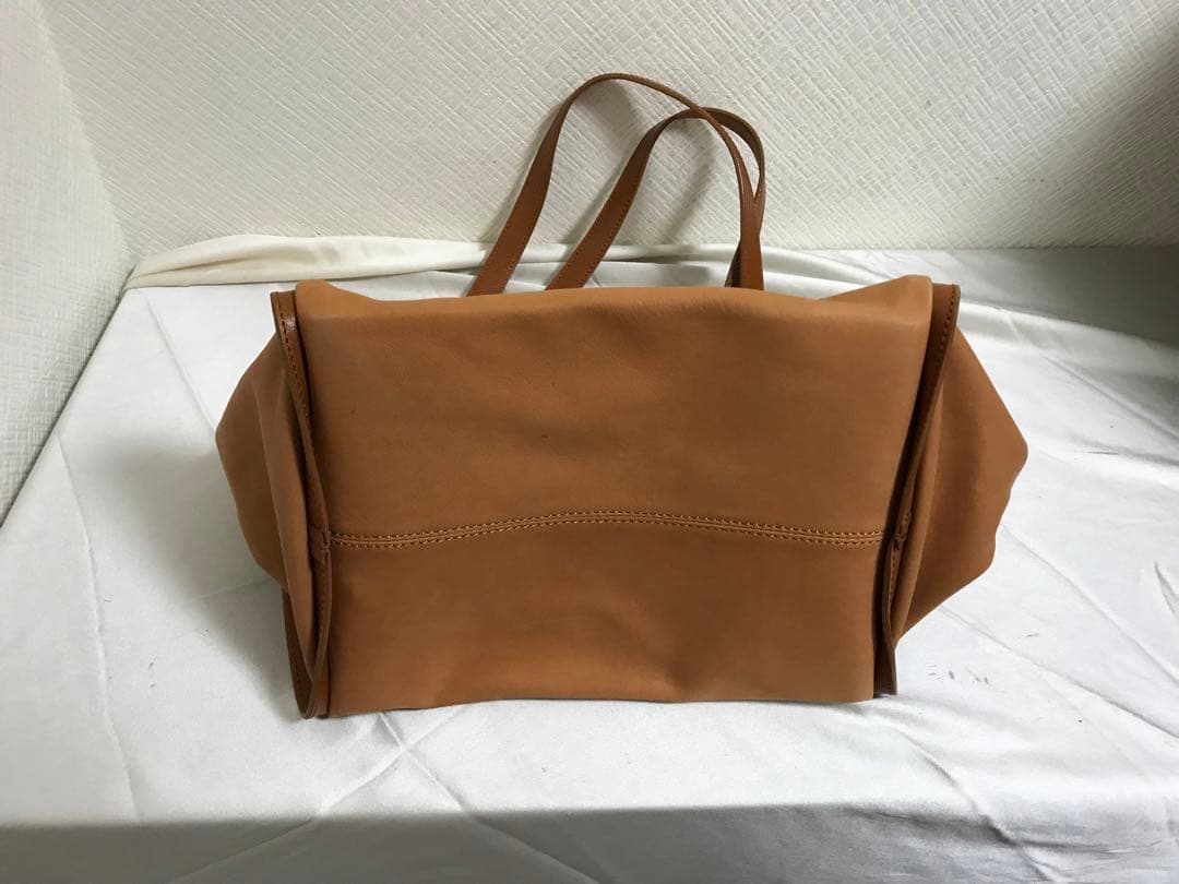 本物カルクルcarcru本革レザーハンドバッグビジネストートボストン