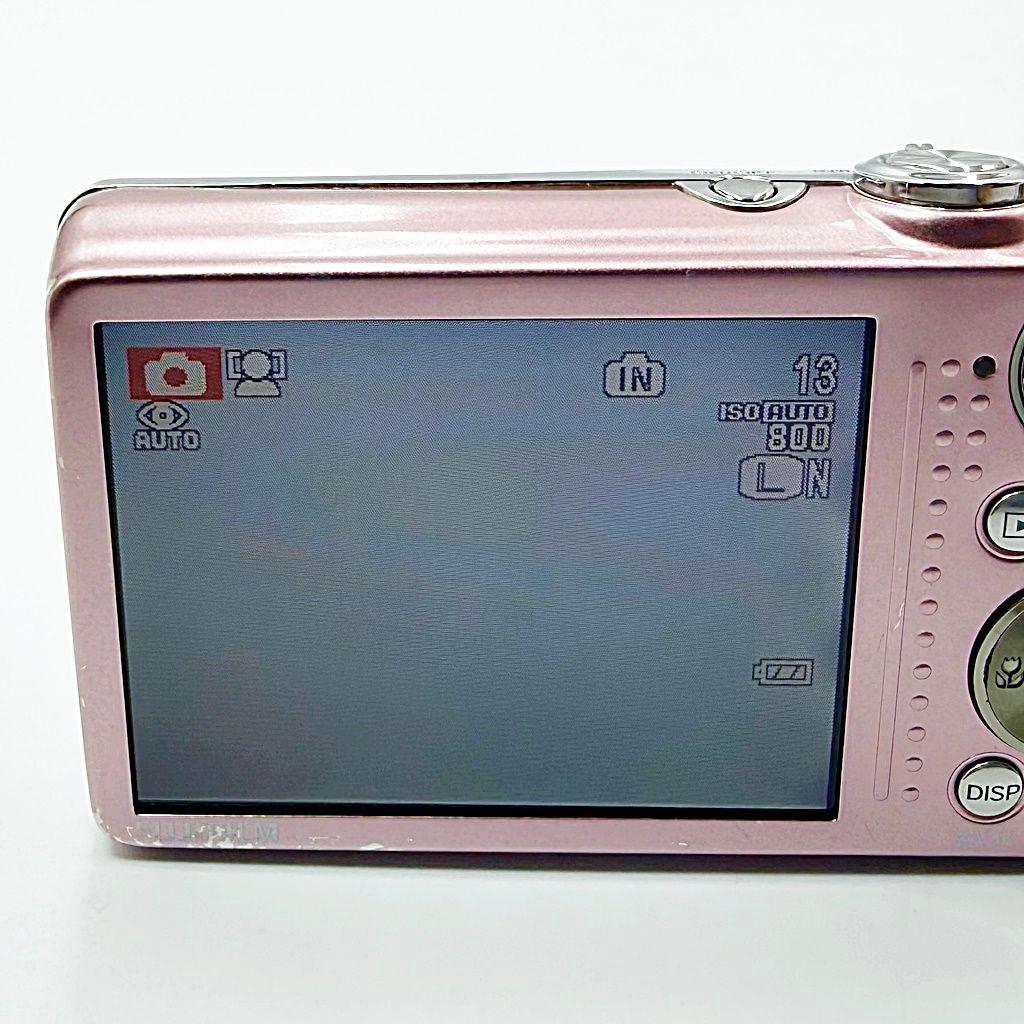 フジフイルム FinePix F80EXR ピンク コンデジ カメラ 中古