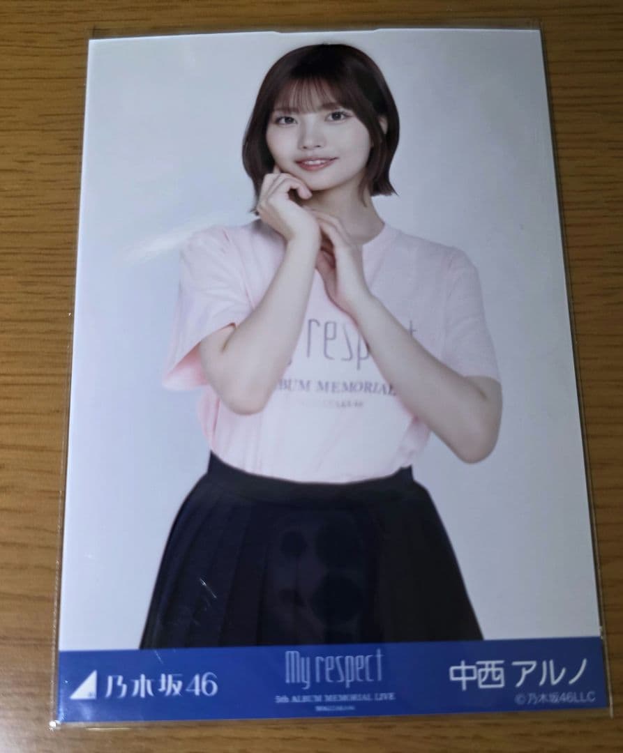 乃木坂46 中西アルノ 生写真 My respect ライブT コンプ - メルカリ