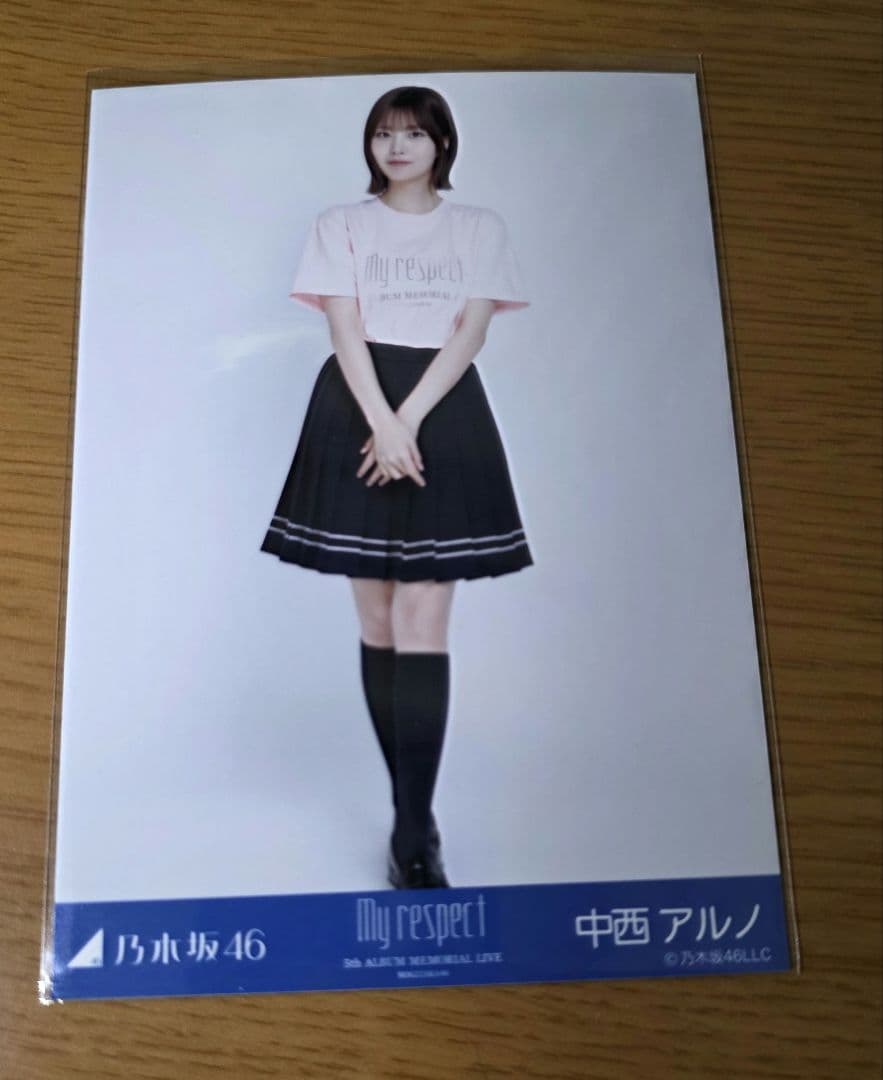 乃木坂46 中西アルノ 生写真 My respect ライブT コンプ - メルカリ