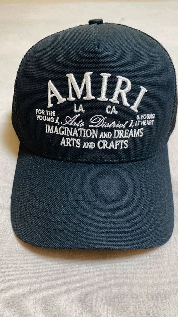 【正規品】AMIRI トラッカーキャップ AMIRI トラッカーキャップ | ブラック | FARFETCH JP