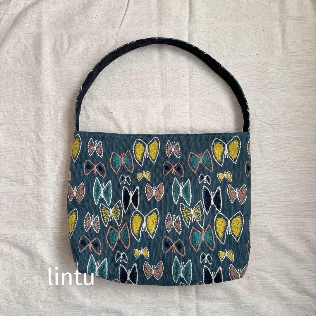 ハンドメイド＊sky flowerワンハンドルバッグ minaperhonen - メルカリ