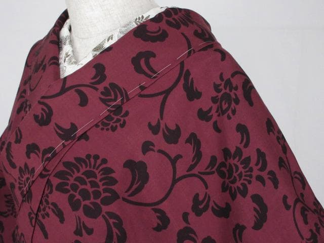 新古品！胴抜き＊丹後峰山＊橋立紬＊染め＊防水加工済み＊着物