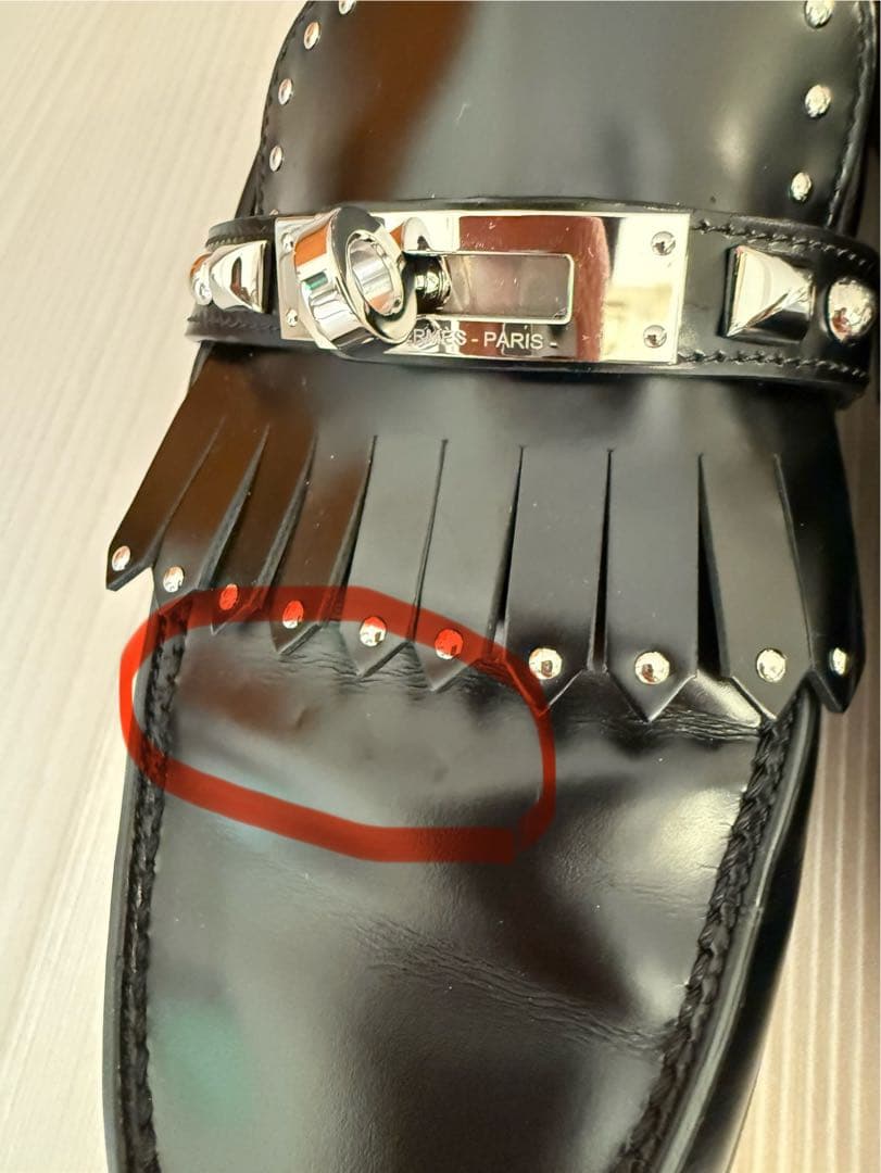 エルメス　モカシン《デスタン》38