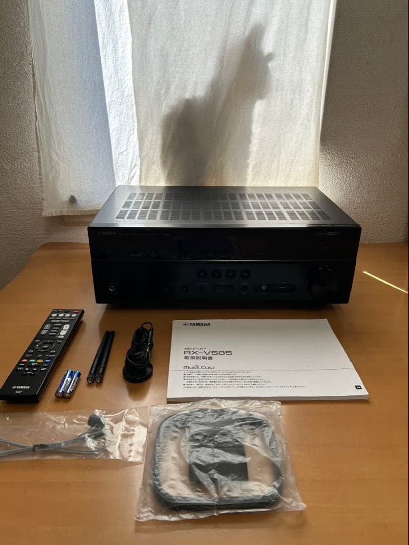 ヤマハ AVレシーバー RXV585（B） 7.1ch Dolby Atmos