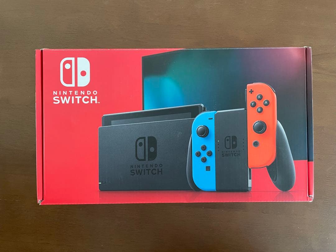 Nintendo Switch 本体 赤/青 Joy-Con バッテリー強化版 - メルカリ