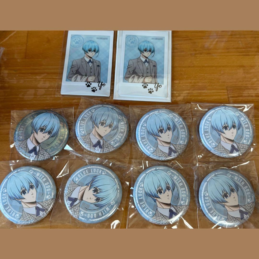 ブルーロック dog 缶バッジ カード 氷織羊 グッズまとめ売り - メルカリ