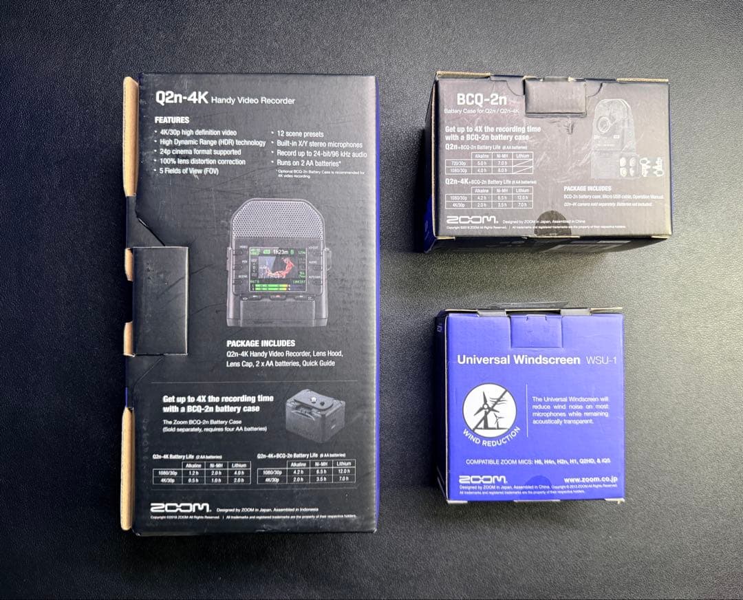 美品] ZOOM Q2n-4K フルセット WSU-1・専用ケース・箱説明書有 - メルカリ