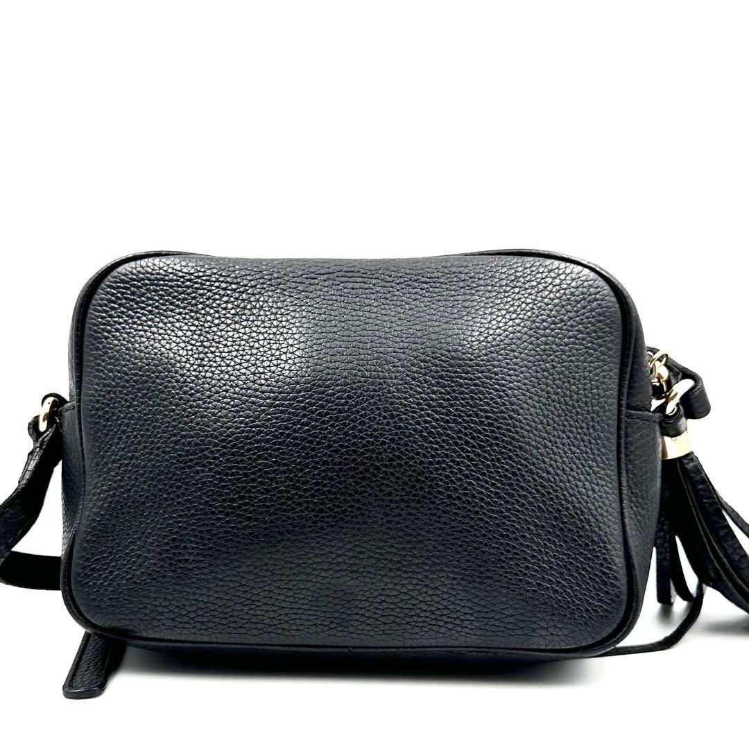 《美品》GUCCI ソーホー スモールレザー ディスコバッグ ショルダーバッグ
