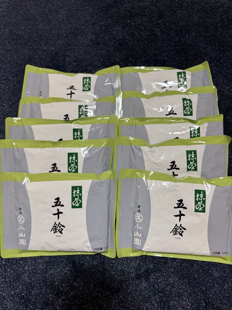 宇治抹茶丸久小山園五十鈴100グラム10袋