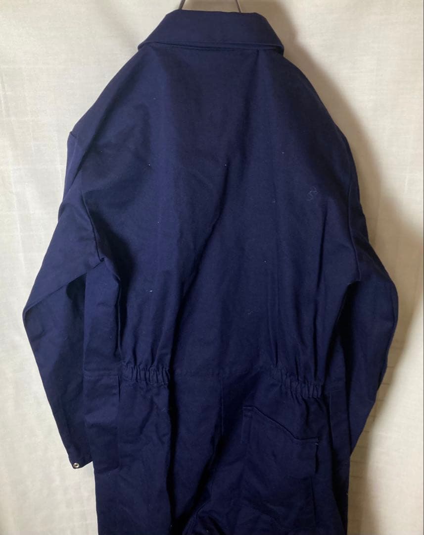 希少古着Dickiesディッキーズ ダークネイビーオールインワンツナギ