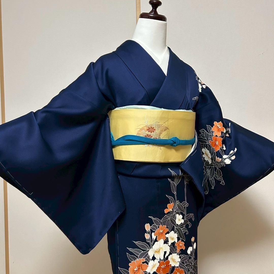 モ 正絹 友禅 訪問着 フルセット 未着用 卒業式 入学式 七五三 【ミト