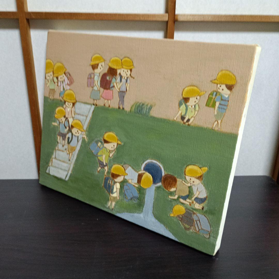 加藤雅也　michikusa　27.3×22　キャンバス、アクリル絵具　2011