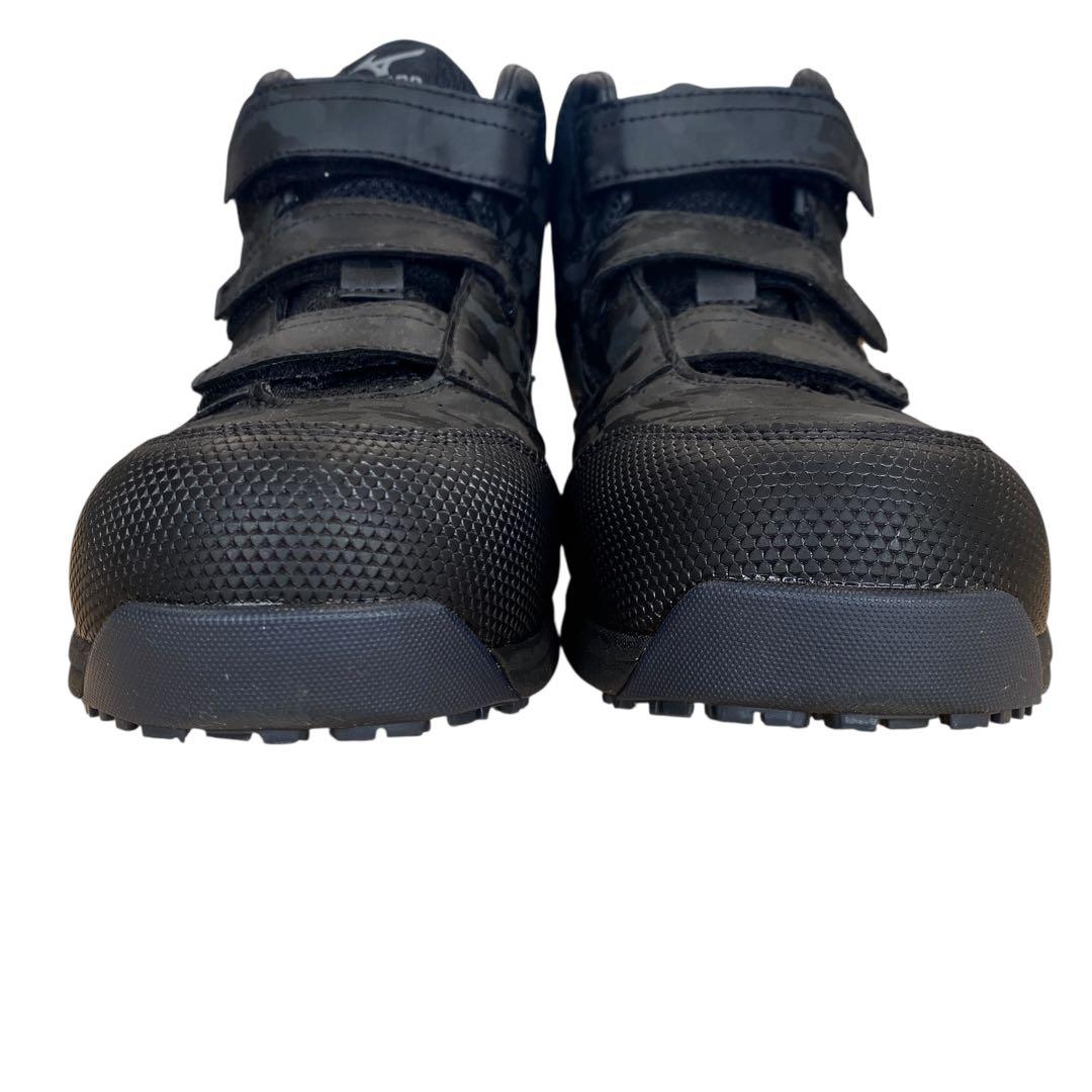 専用　mizuno ミズノ　26.5cm 安全靴 迷彩柄 黒 ブラック