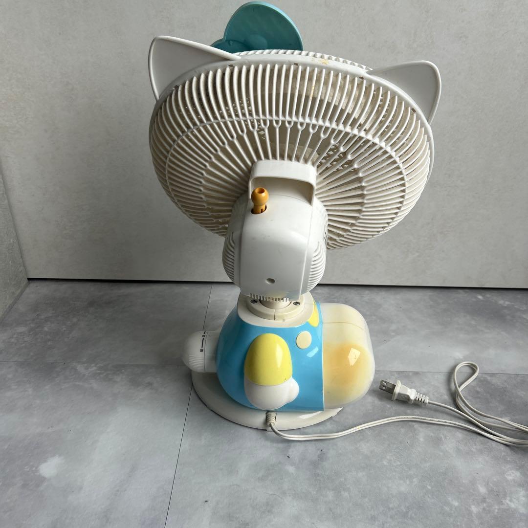 ハローキティ 扇風機 2003年 水色 レア - メルカリ