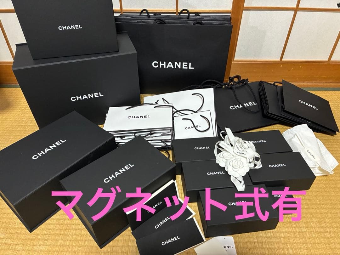 CHANEL ショッパー　空箱　マグネット　まとめ シャネル空箱ショッパーおまとめをお買取しました！