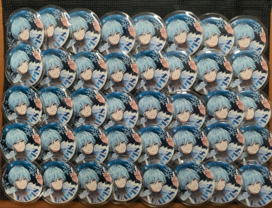 めておら lapis らぴす winter 缶バッジ 等身 40個 - メルカリ