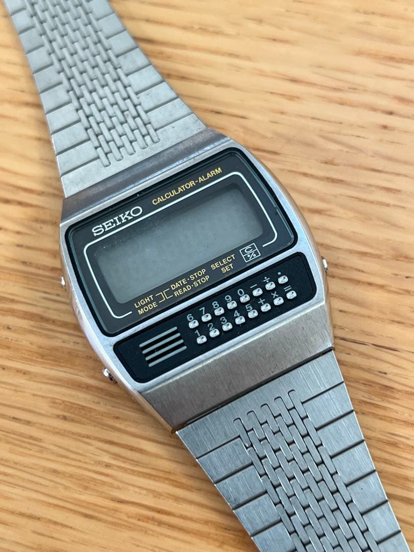 SEIKO チェックメイト カリキュレーター アラーム C359-5000 訳有