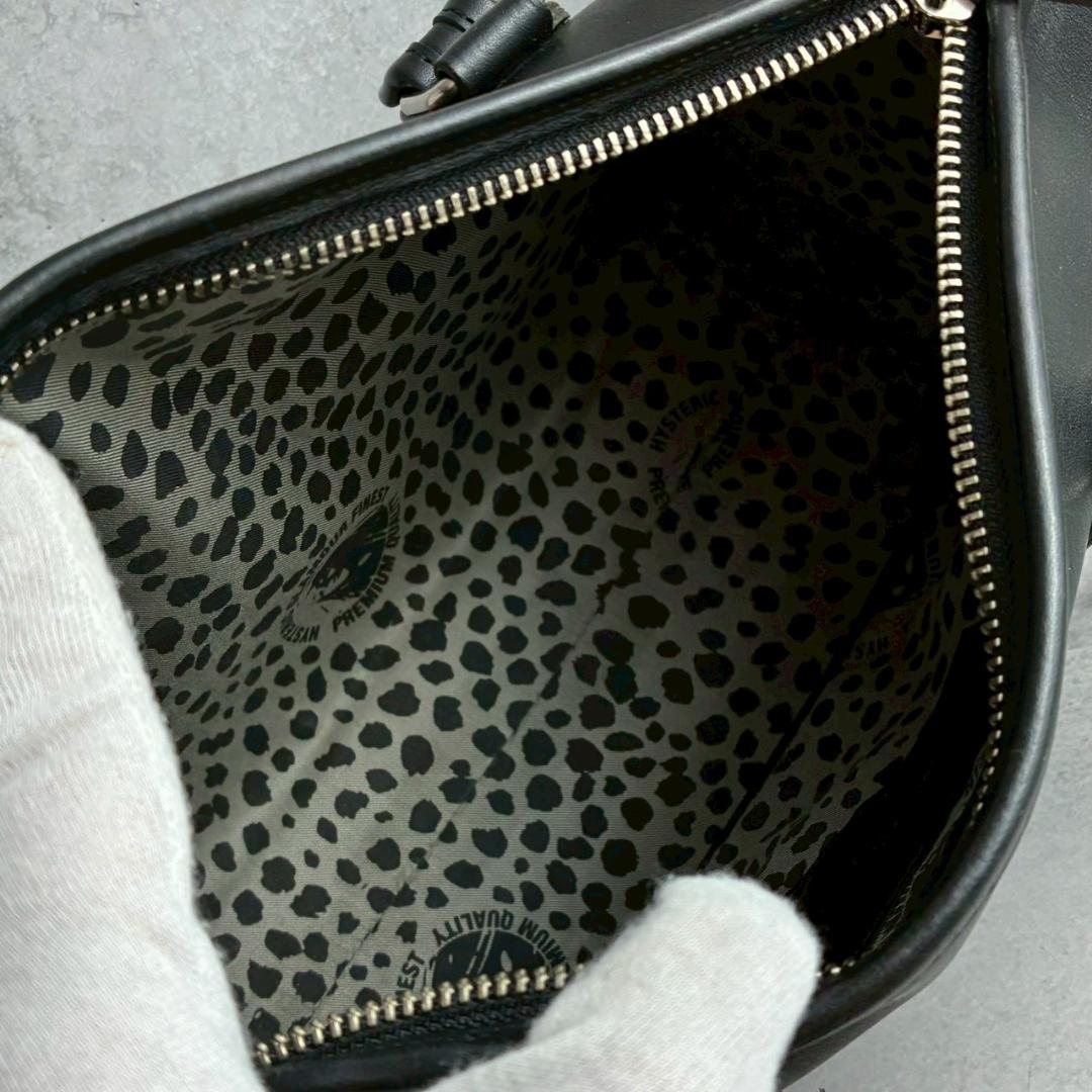 美品 ヒステリックグラマー スタッズ レザー 2wayボストン ショルダー