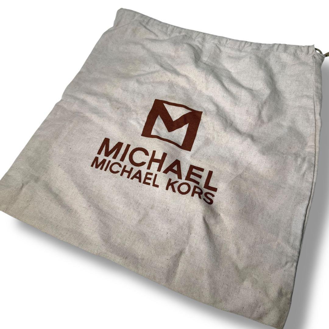 《激レア》マイケルコース ワンショルダー バック キャンバス レザー フラップ