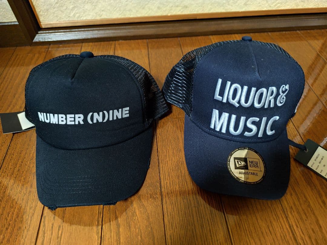 サ*ツ様 NUMBER (N)INE キャップ　ブラック ナンバーナイン 未使用 NUMBER (N)INE×NEW ERA_number9_MESH CAP | ナンバーナイン（NUMBER (N