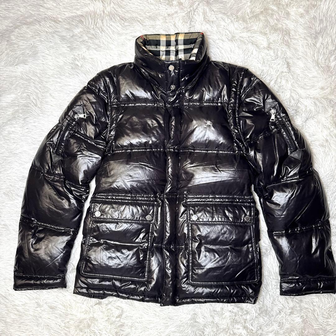 美品✨バーバリーブラックレーベル 2way ダウンジャケット ノバ