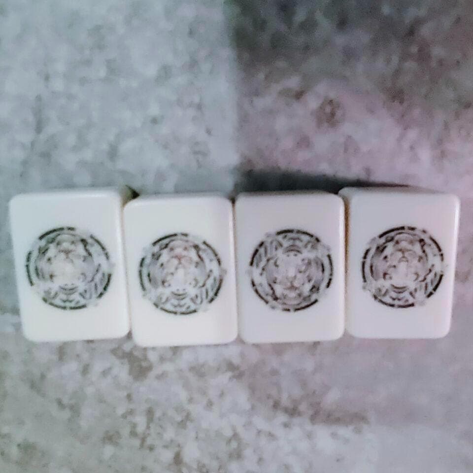 ☆虎牌☆春夏秋冬☆背黒（希少カラー・激レア）麻雀牌