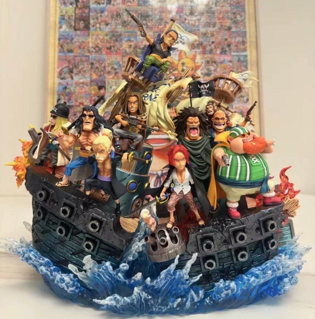 ワンピース YZ 赤髪海賊団 EX版 9点 ガレージキットスタチュー