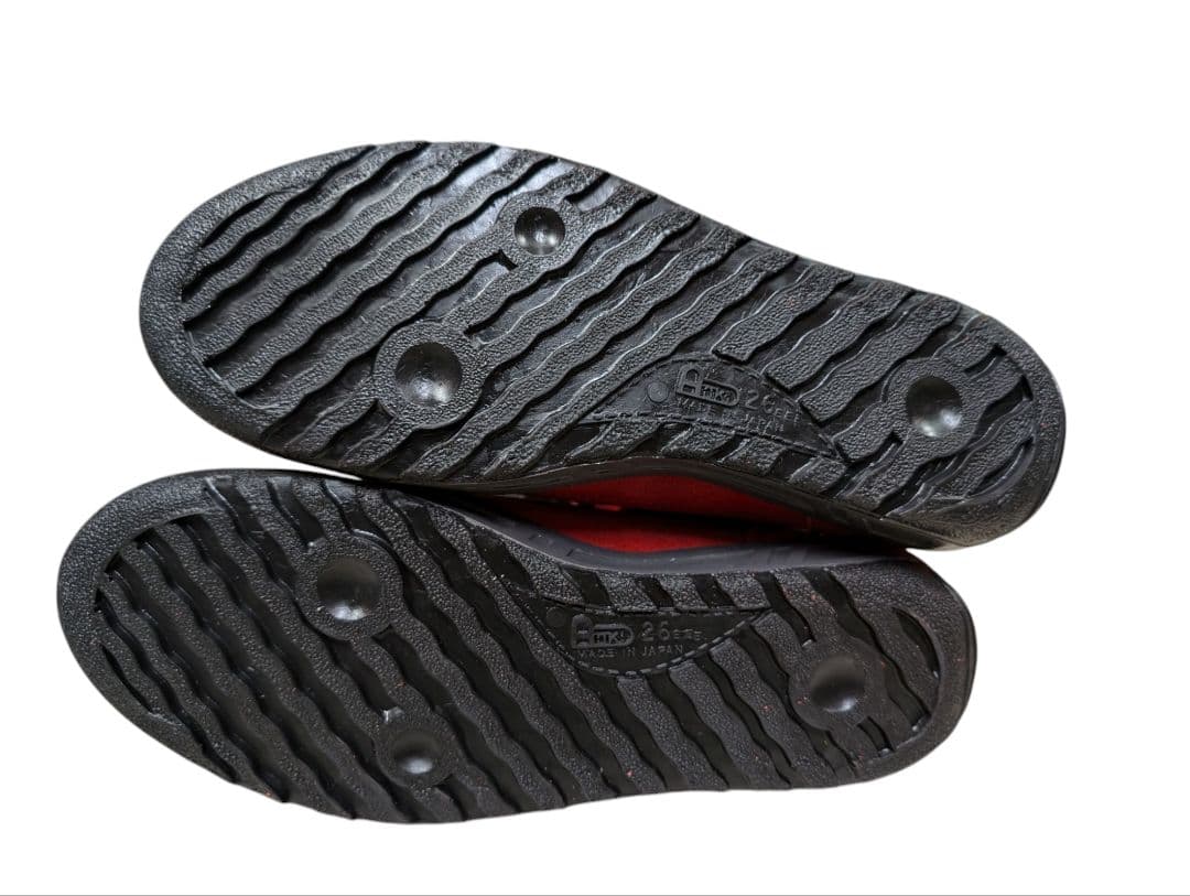 ATENEO　安全靴　レッド×ブラック　27.5cm