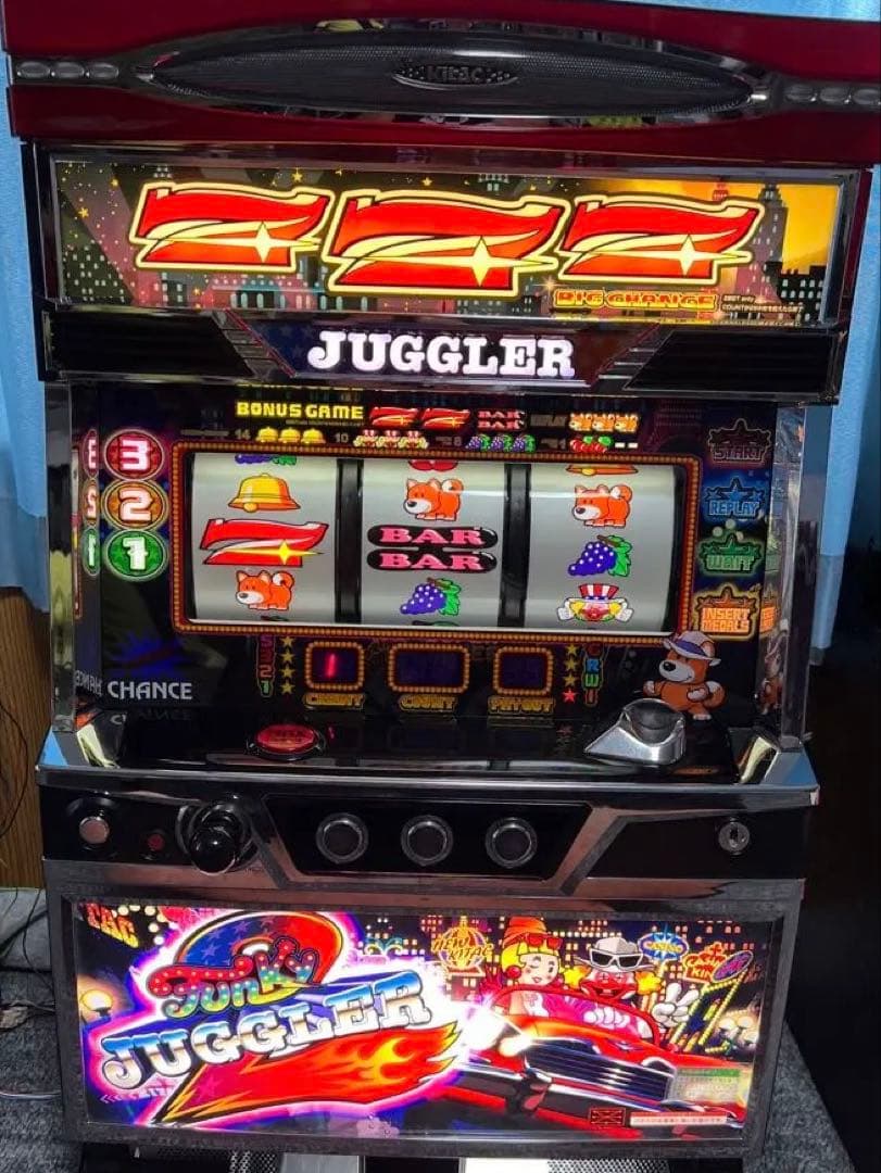 パチスロ実機　ファンキージャグラー2 お取り寄せ商品】北電子 ファンキージャグラー2 中古パチスロ実機 A-SLOT