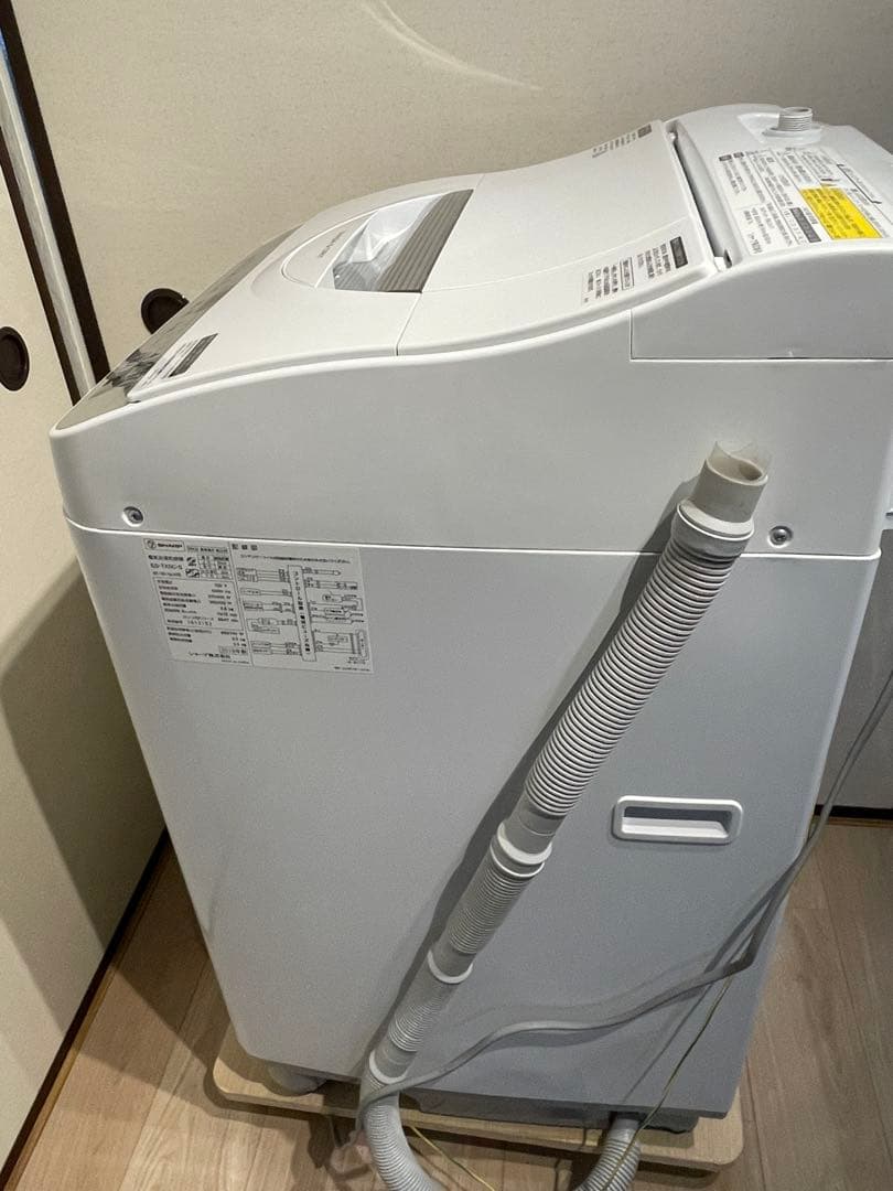 [全国配送] 美品 SHARP 洗濯乾燥機 ES-TX5C-S 5.5kg