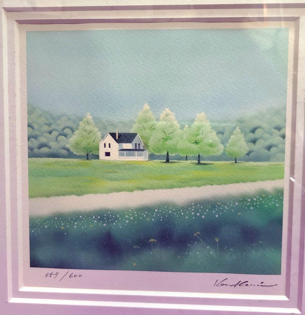 黒井 健 ダイヤモンドスクリーニング 額装 直筆エディションサイン