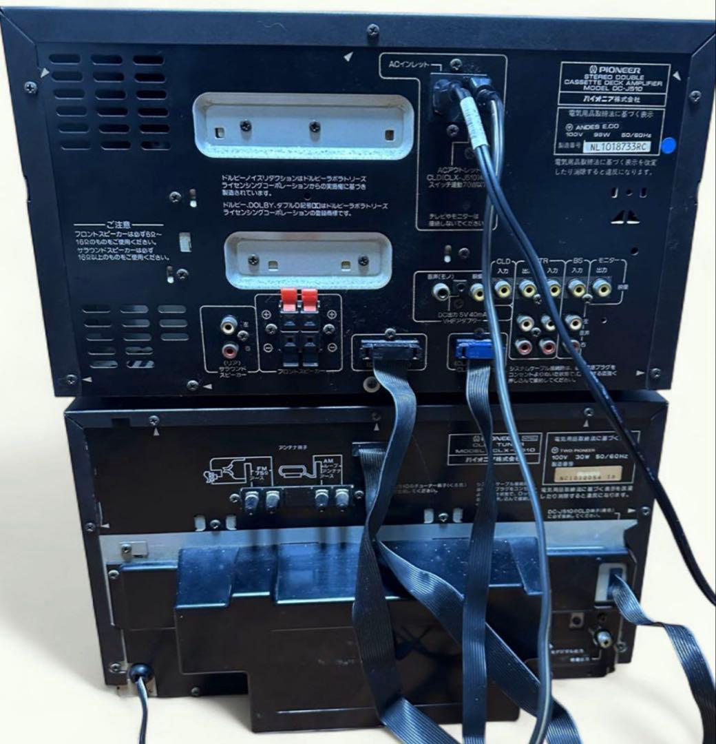 PIONEER DC-J510 DLX-J510 カセット LD システムコンポ - メルカリ