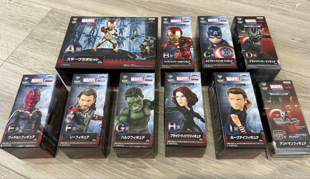 マーベル ワーコレ　WCF 一番くじ　セット販売 一番くじ ワールドコレクタブルフィギュア マーベル～アベンジャーズ
