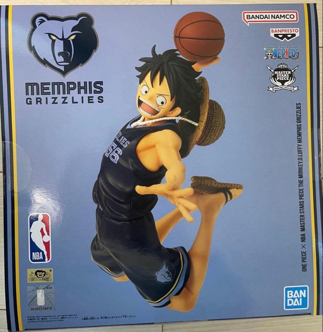 ワンピースベースショップ NBA グリズリーズ ルフィ フィギュア - メルカリ