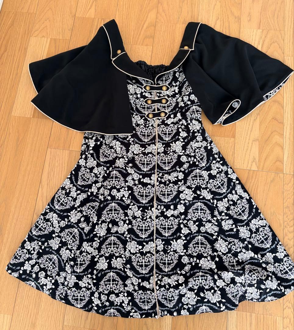 早い者勝ち♪【morphose】ハートダマスクジレ風ジャンパースカート metamorphose / ハートダマスクジレ風ジャンパースカート サイズ1