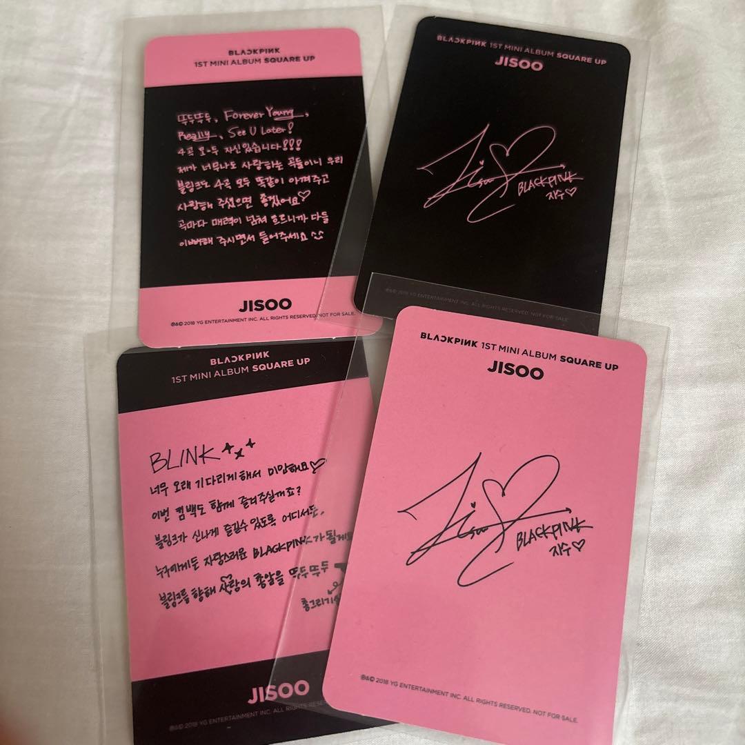 blackpink jisoo ジス square up トレカ - メルカリ